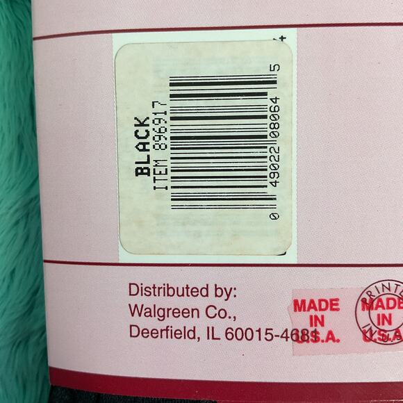 Vintage Perfection Footed tights Queen Plus Size Lot of 2 Black White NWT - Picture 12 of 13